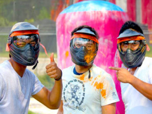 Orlando Paintball group of 3 friends